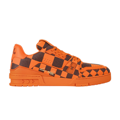 Pre-owned Louis Vuitton Trainer 'damier Pop - Orange'