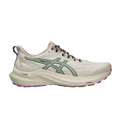 Pre-owned Asics Wmns Gt 2000 12 Tr 'nature Bathing - Cream Green' In Pink