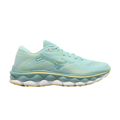 Pre-owned Mizuno Wmns Wave Sky 7 'eggshell Blue'
