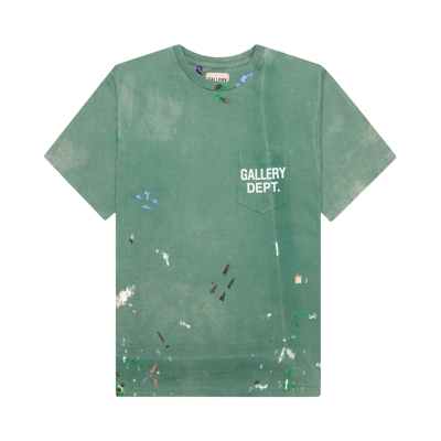 Pre-owned Gallery Dept. Vintage Logo Painted Tee 'green'