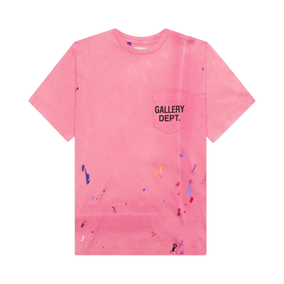 Pre-owned Gallery Dept. Vintage Logo Painted Tee 'salmon' In Pink