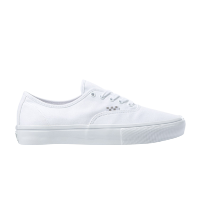 Pre-owned Vans Skate Authentic 'true White'
