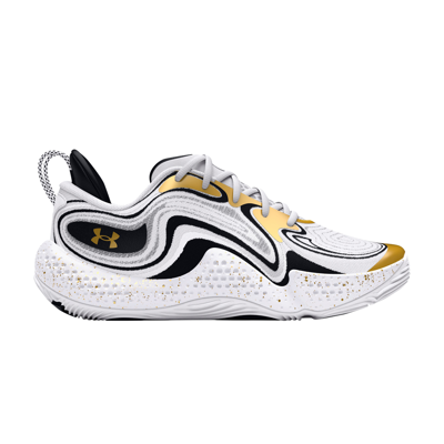 Pre-owned Under Armour Spawn 6 'white Metallic Gold'