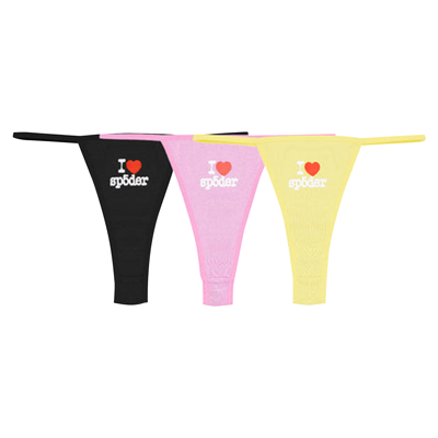 Pre-owned Sp5der Underwear (3 Pack) 'assorted' In Multi-color