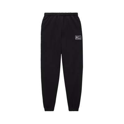 Pre-owned Nike X Stussy Fleece Sweatpants 'black'