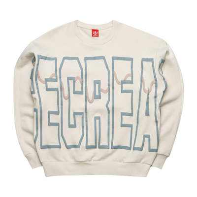 Pre-owned Icecream Pow Crewneck 'whisper White'