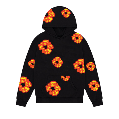 Pre-owned Denim Tears X Offset Wreath Hoodie 'black'