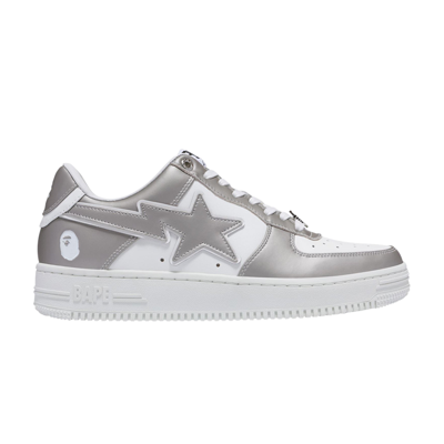 Pre-owned Bape Sta #4 'silver'