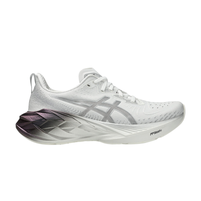 Pre-owned Asics Wmns Novablast 4 Platinum 'real White Pure Silver'