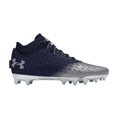Pre-owned Under Armour Spotlight 4 Mc 'midnight Navy Metallic Silver' In Blue