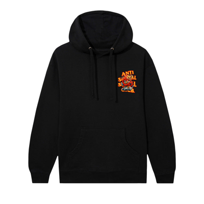 Pre-owned Anti Social Social Club No Sympathy Hoodie 'black'