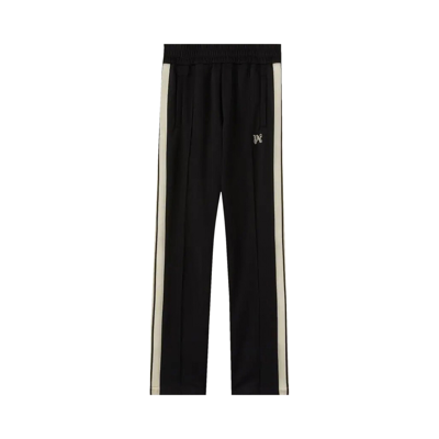 Pre-owned Palm Angels Monogram Track Pants 'black/off White'