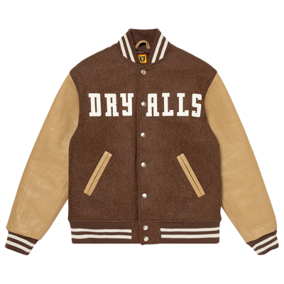 Pre-owned Human Made Varsity Jacket 'brown'