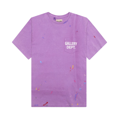Pre-owned Gallery Dept. Vintage Logo Painted Tee 'purple'