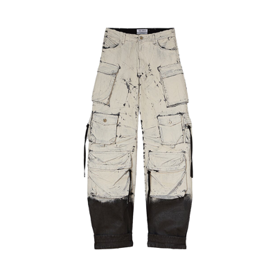 Pre-owned Attico The  Fern Long Pant 'white/black'