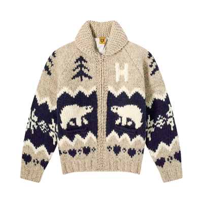 Pre-owned Human Made Polar Bear Cowichian 'beige' In Tan