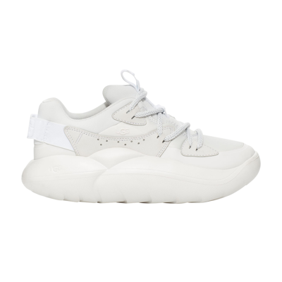 Pre-owned Ugg Wmns La Cloud Lace 'white Suede'