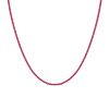 Aurate New York Red Ruby Tennis Necklace In Yellow