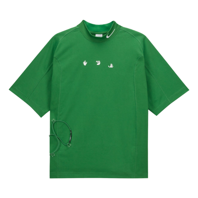 Pre-owned Nike X Off-white Short-sleeve Top 'kelly Green/white'