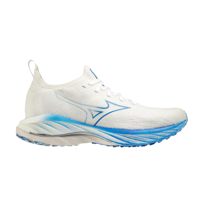 Pre-owned Mizuno Wmns Wave Neo Wind 'undyed White Piece Blue'