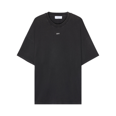 Pre-owned Off-white Stamp Mary Over Short-sleeve Tee 'black/white'