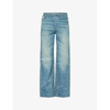 AMIRI SHOTGUN BAGGY DISTRESSED RELAXED-FIT WIDE-LEG JEANS