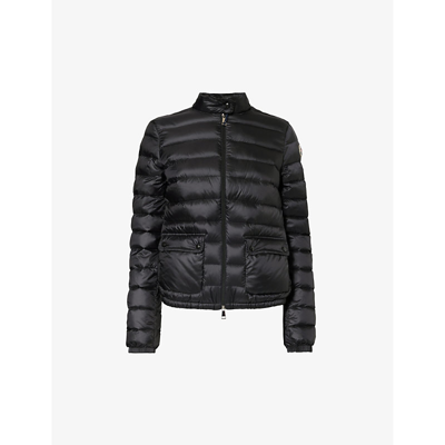 Moncler Lans Quilted Padded Shell Down Jacket In Black