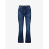 Mother Womens Heirloom Lil Hustler Straight-leg Mid-rise Stretch-denim Jeans In Heirloom