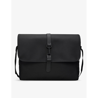 Rains Messenger Bag In 01 Black