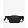 Rains 01 Black Pocket-embellished Coated-shell Bum Bag In 01 Black