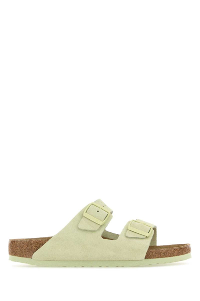 Birkenstock Slippers In Green