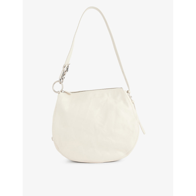 Burberry Womens Soap Knight Leather Shoulder Bag In Beige | ModeSens
