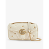 Gucci Womens Antique White Marmont Quilted-leather Cross-body Bag
