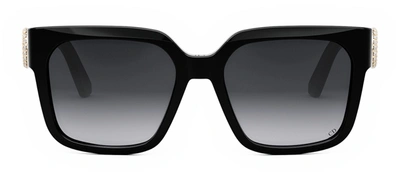 Dior 30montaigne S11i 12a1 Cd40144i 01b Square Sunglasses In Black