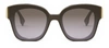 FENDI FE 40098 I 48F SQUARE SUNGLASSES