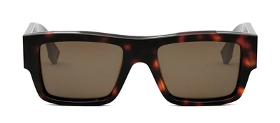 Fendi Sunglasses In Brown