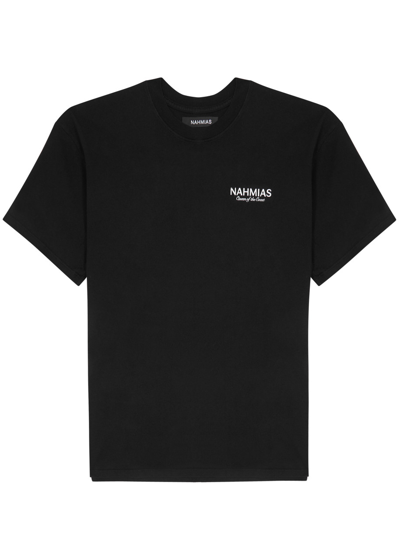Nahmias Rincon Printed Cotton T-shirt In Black