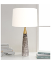 PASARGAD HOME PASARGAD HOME GREY MARBLE RADIANCE TABLE LAMP