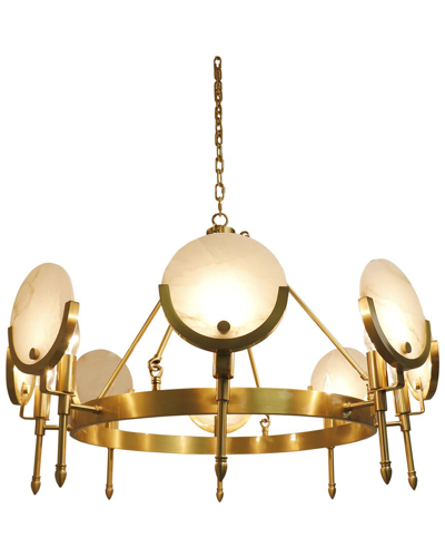 Pasargad Home Vendome Chandelier In Gold