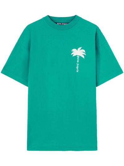Palm Angels Camiseta - The Palm In Verde