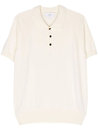 Lardini Polo Shirt In Blanco