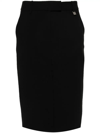 Giuseppe Di Morabito Logo-plaque Pencil Skirt In Black  
