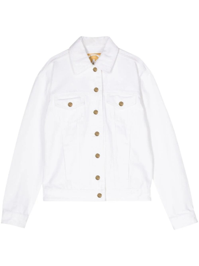 Michael Kors Denim Jacket In White