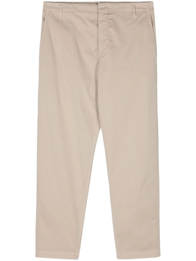 Dondup Zyan Tapered-leg Trousers In Gray