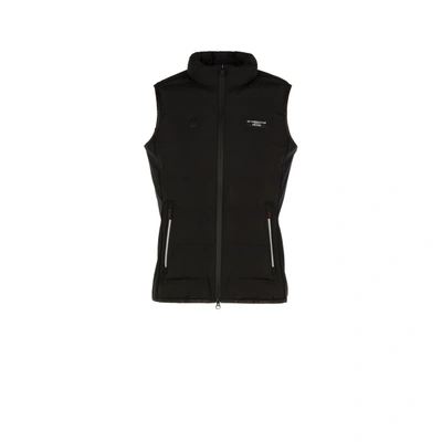 North Sails New York Sleeveless Recycled Polyester Jacket In Black