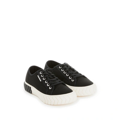 Both Paris Gao Tyres Low-top Canvas Trainers In Black
