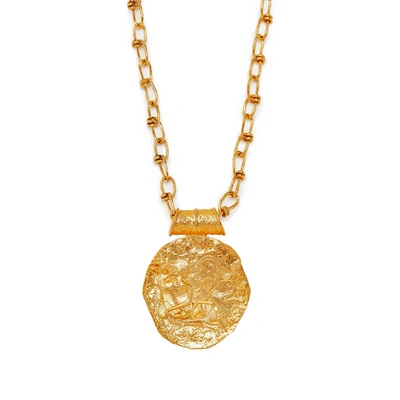 Misho Virgo Pendant Necklace In Gold