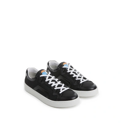 Pierre Hardy Planet Collection Bi-material Trainers In Black