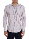 ROBERT GRAHAM ROBERT GRAHAM SHIPPING LINES LONG SLEEVE BUTTON DOWN SHIRT