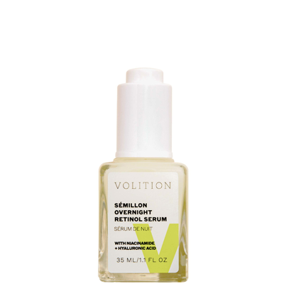 Volition Beauty Sémillon Overnight Retinol Serum With Niacinamide + Hyaluronic Acid 35ml In White